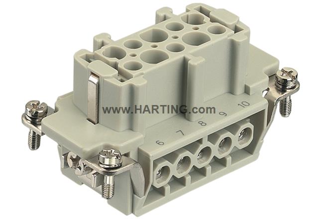 Đầu nối điện Han E 10 chân loại âm