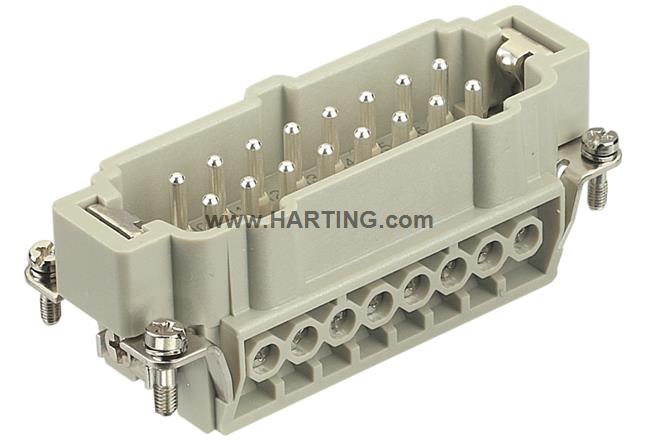 Đầu nối điện Han E 16 chân loại dương
