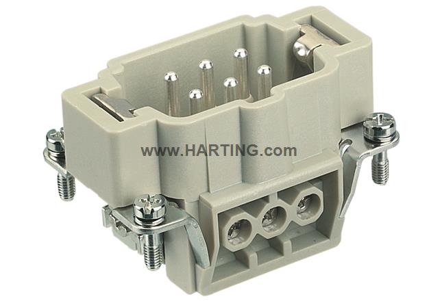 Đầu nối điện Han E 6 chân loại dương
