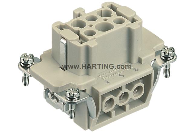 Đầu nối điện Han E 6 chân loại âm