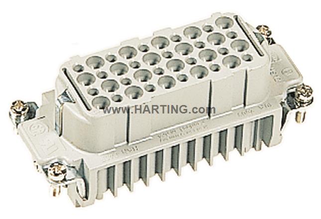 Đầu nối điện nhanh Han D , 40D, 40 chân + PE 10A ,loại âm