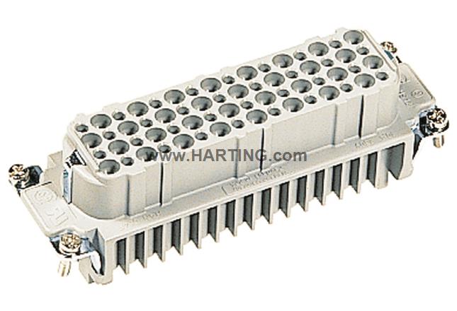 Đầu nối điện nhanh Han D , 64 D, 64 chân + PE 10A ,loại âm