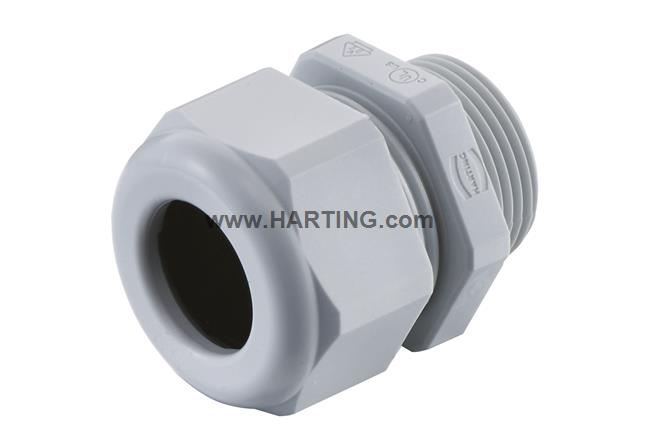 Ốc siết cáp Han CGM-P M25x1,5 D.9-16mm màu xám,ốc siết cáp cố định,PG M25 Harting