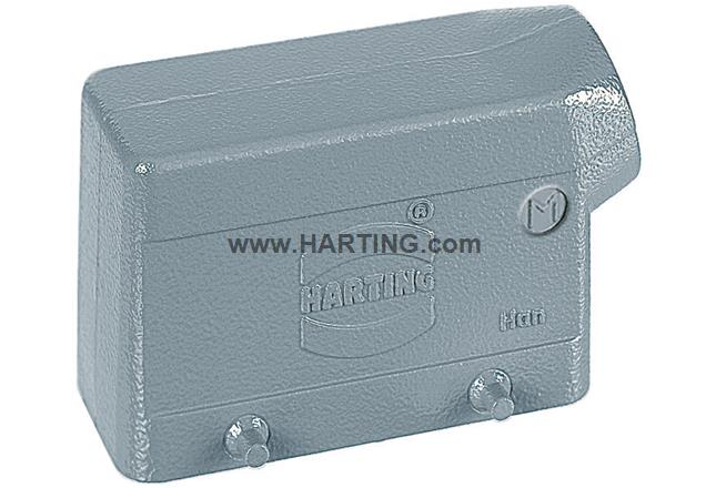 Vỏ chụp đầu nối Han B Hood Side Entry LC 4 Pegs M32,Size: 16 B,nhôm đúc