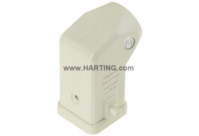 Vỏ đầu nối dây điện Han 3A, size 3A cáp vào góc 1xM20,Polycarbonate (PC)