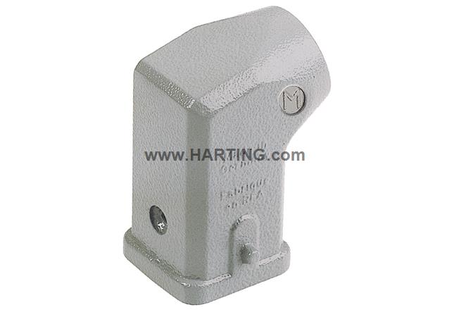 Vỏ đầu nối dây điện Han 3A, size 3A cáp vào góc 1xM20