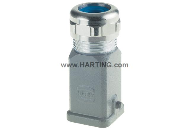 Vỏ đầu nối dây điện Han 3A, size 3A cáp vào thẳng 1xM20