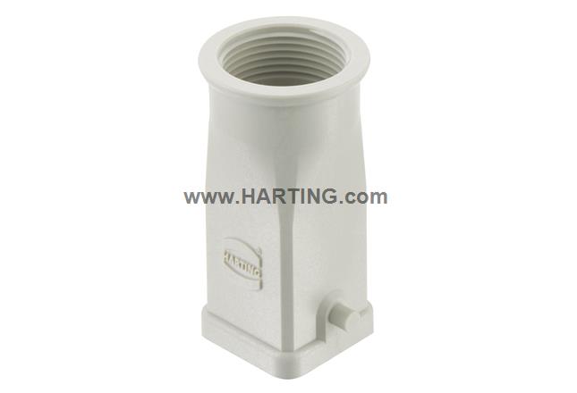 Vỏ đầu nối dây điện Han 3A, size 3A cáp vào thẳng 1xM25,Polycarbonate (PC)