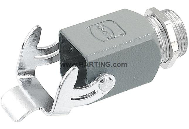 Vỏ đầu nối dây điện Han 3A-SIS-SL-M20, size 3A cáp vào thẳng 1xM20